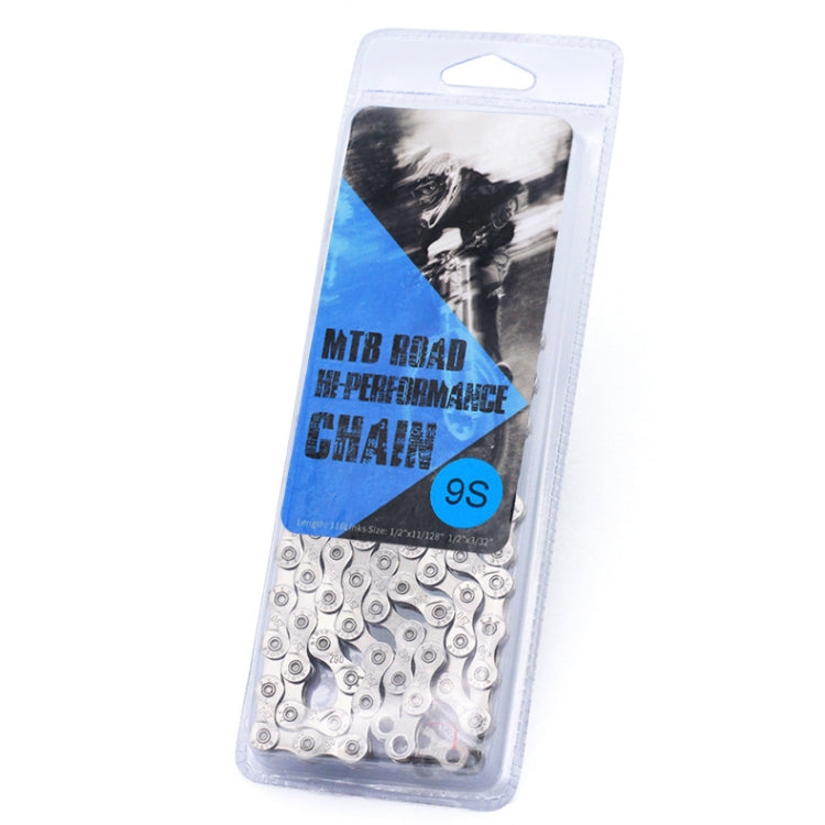 Mountain Road Bike Chain Electroplating Chain, Specification: 9 Speed chain - Outdoor & Sports by buy2fix | Online Shopping UK | buy2fix