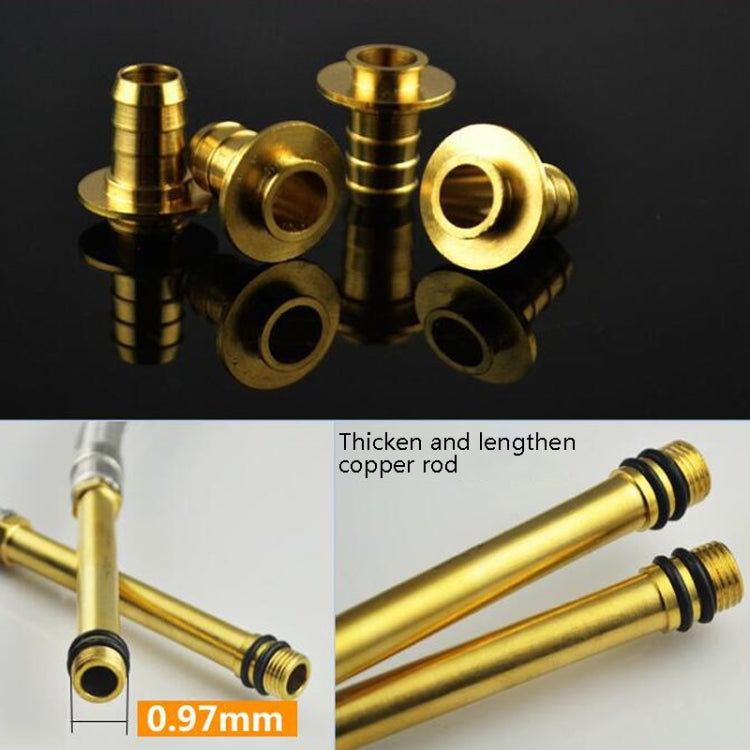 4 PCS Weave Stainless Steel Flexible Plumbing Pipes Cold Hot Mixer Faucet Water Pipe Hoses High Pressure Inlet Pipe, Specification: 100cm  1.8cm Copper Rod - Home & Garden by buy2fix | Online Shopping UK | buy2fix