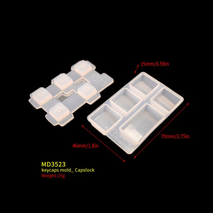 2 PCS DIY Keycap Silicone Mold OEM Mechanical Keyboard Silicone Mold, Style: MD3523 - Home & Garden by buy2fix | Online Shopping UK | buy2fix