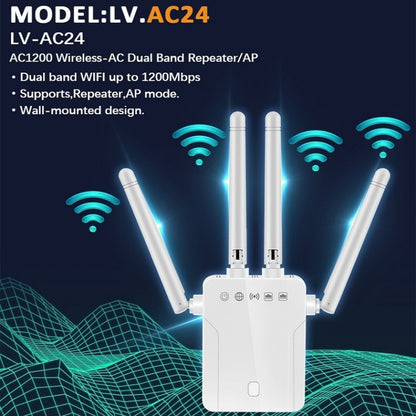 M-95B 300M Repeater WiFi Booster Wireless Signal Expansion Amplifier(White - UK Plug) - Broadband Amplifiers by buy2fix | Online Shopping UK | buy2fix