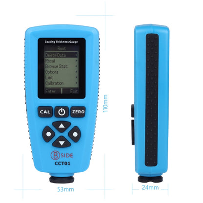 BSIDE CCT01 High Accuracy Digital Coating Thickness Gauge Automotive Paint Tester, Specification: Russian - Coating Thickness Gauge by BSIDE | Online Shopping UK | buy2fix