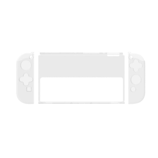 DOBE Game Handle Transparent Crystal Case TPU Protective Cover For Switch OLED Console(Transparent Color) - Cases by DOBE | Online Shopping UK | buy2fix