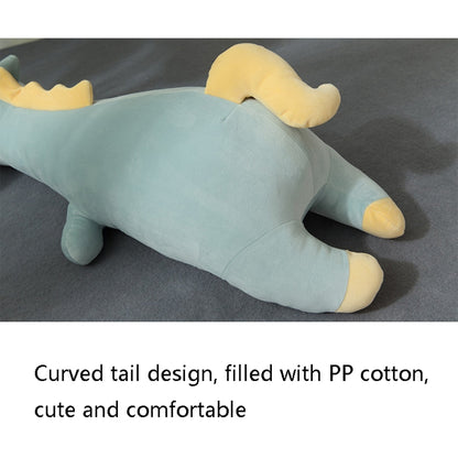 Unicorn Doll Long Pillow Plush Toys Bedside Cushion, Size: 70cm(Blue Green) - Soft Toys by buy2fix | Online Shopping UK | buy2fix