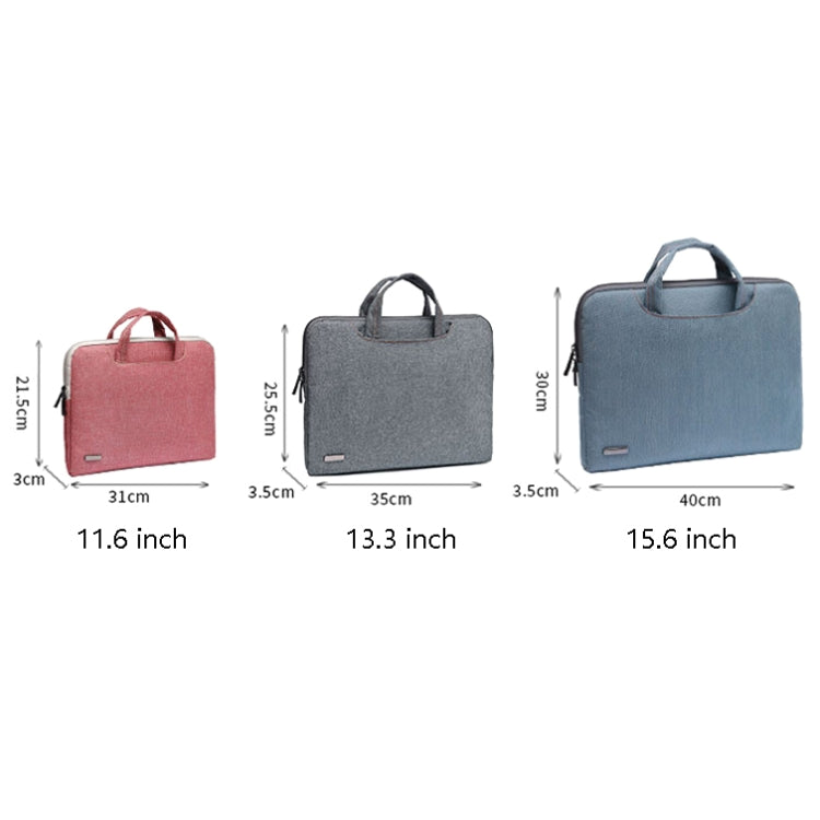 LiSEN LS-116 Simple Laptop Bag Business Laptop Liner Bag, Size: 11.6 inch(Snowflake Nylon Dark Blue) - Other by LiSEN | Online Shopping UK | buy2fix