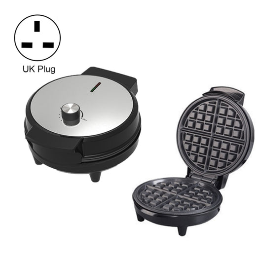 1000W Waffle Maker Breakfast Bread Maker Sandwich Maker Temperature Adjustable Electric Baking Pan(UK Plug) - Home & Garden by buy2fix | Online Shopping UK | buy2fix