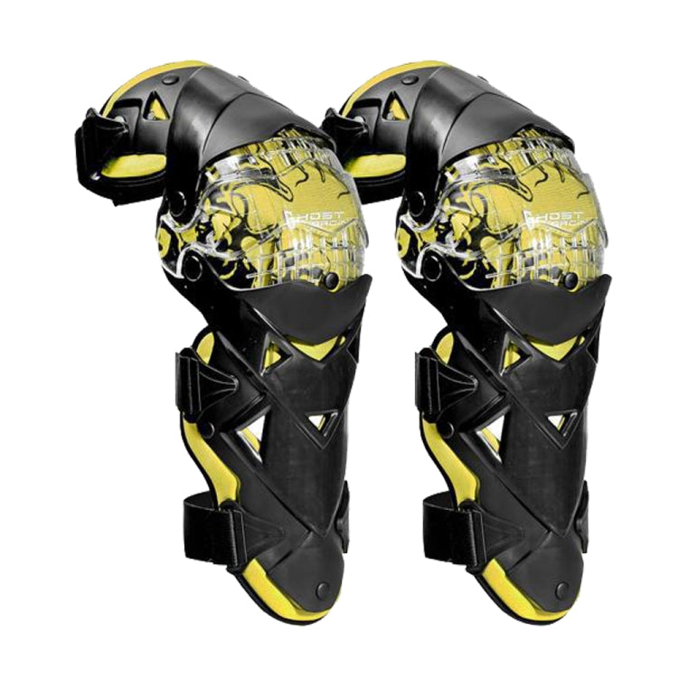 GHOST RACING GR-HX05 Motorcycle Riding Protective Gear Keep Warm Anti-Wind Anti-Fall Locomotive Knee Pad(Yellow) - In Car by GHOST RACING | Online Shopping UK | buy2fix