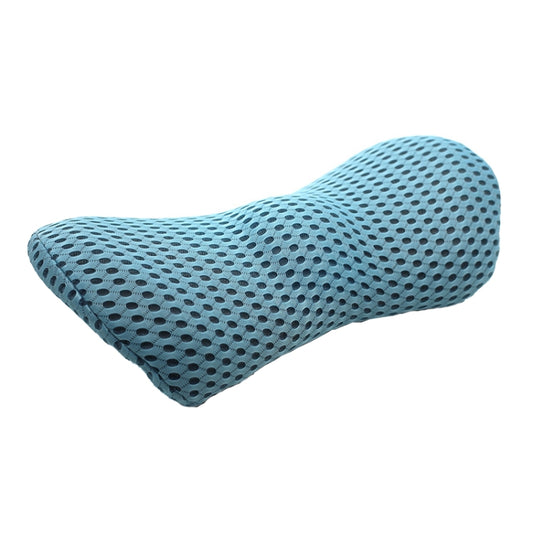 Car Supplies Lumbar Support Memory Foam Car Backrest Lumbar Cushion Seat Cushion Lumbar Pillow, Colour: 4D Grid Blue - In Car by buy2fix | Online Shopping UK | buy2fix