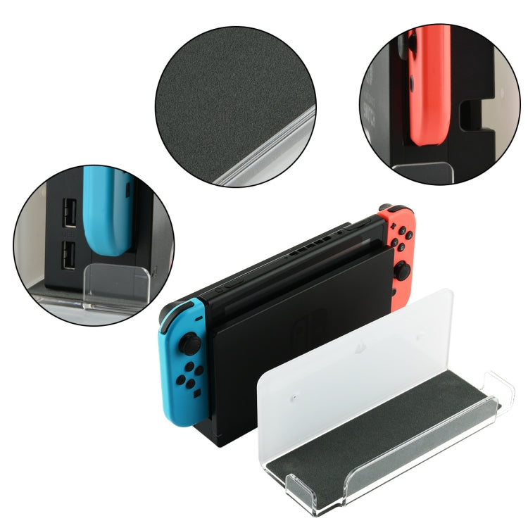 Game Console Wall Storage Bracket Game Console Accessories Storage Rack For Nintendo Switch(Black) - Holder by buy2fix | Online Shopping UK | buy2fix