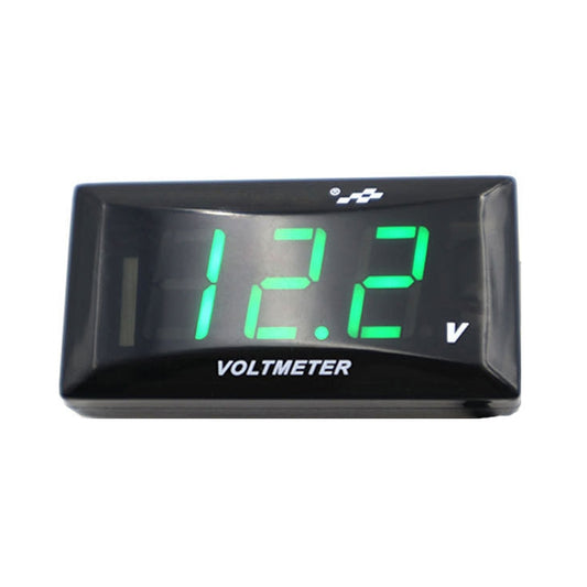 12-150V Motorcycle LCD Display Voltage(Green Light) - In Car by buy2fix | Online Shopping UK | buy2fix