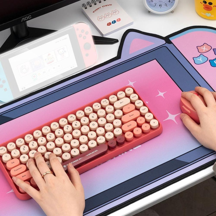 400 x 800 x 3mm Cute Cat Ear Computer Keyboard Desk Pad Mouse Pad(3) - Mouse Pads by buy2fix | Online Shopping UK | buy2fix