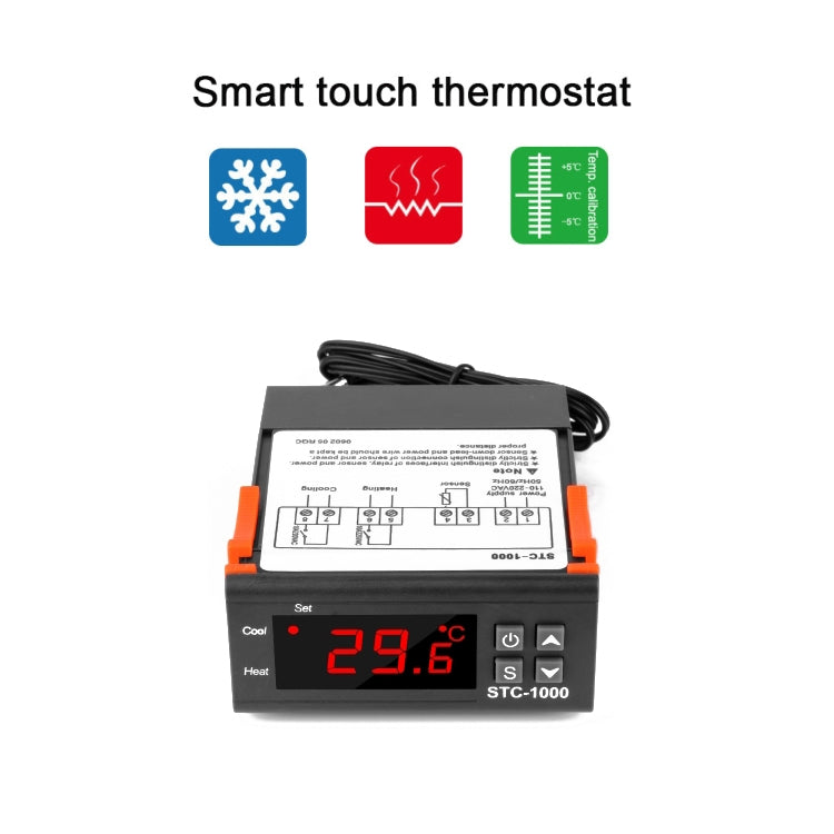 STC-1000 Aquarium Incubation Seafood Machine Electronics Number Microcomputer Temperature Controller Switch(12V) - Consumer Electronics by buy2fix | Online Shopping UK | buy2fix