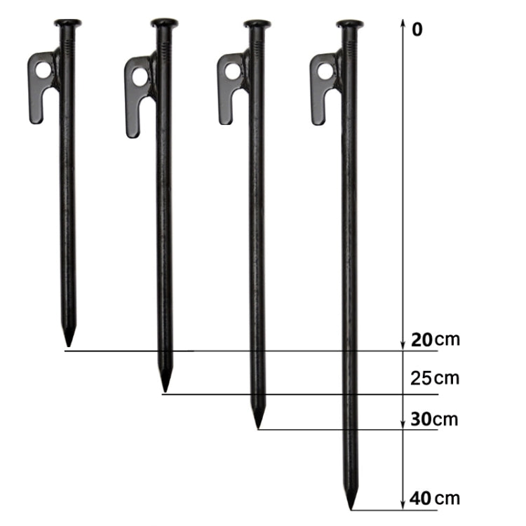 6 PCS 40cm Outdoor Camping Windproof Fixed Canopy Ground Nails - Tents & Accessories by buy2fix | Online Shopping UK | buy2fix
