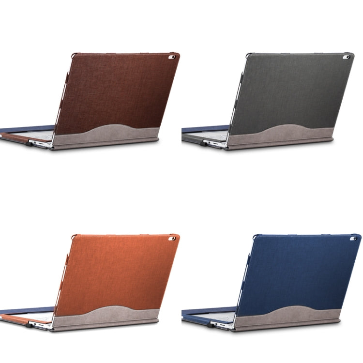 PU Leather Laptop Protective Sleeve For Microsoft Surface Book 1 13.5 inches(Deep Blue) - Other by buy2fix | Online Shopping UK | buy2fix