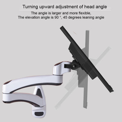 Gibbon Mounts FE112W Wall-Mounted Dual-Section Telescopic Monitor Stand(White) - Computer & Networking by Gibbon Mounts | Online Shopping UK | buy2fix