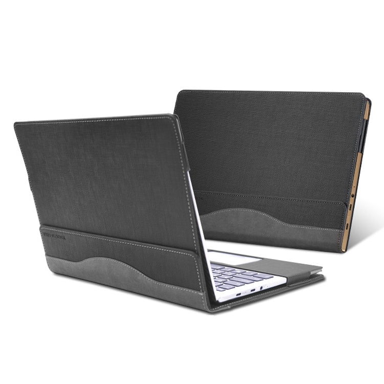 Laptop PU Leather Protective Case For Lenovo Yoga 730-13(Gentleman Gray) - 13.3 inch by buy2fix | Online Shopping UK | buy2fix