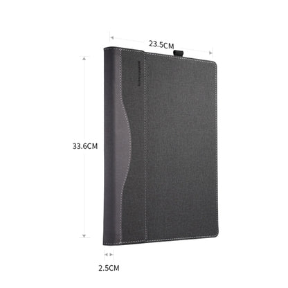 Laptop PU Leather Protective Case For Lenovo Yoga 530-14(Dark Gray) - 14.1 inch by buy2fix | Online Shopping UK | buy2fix