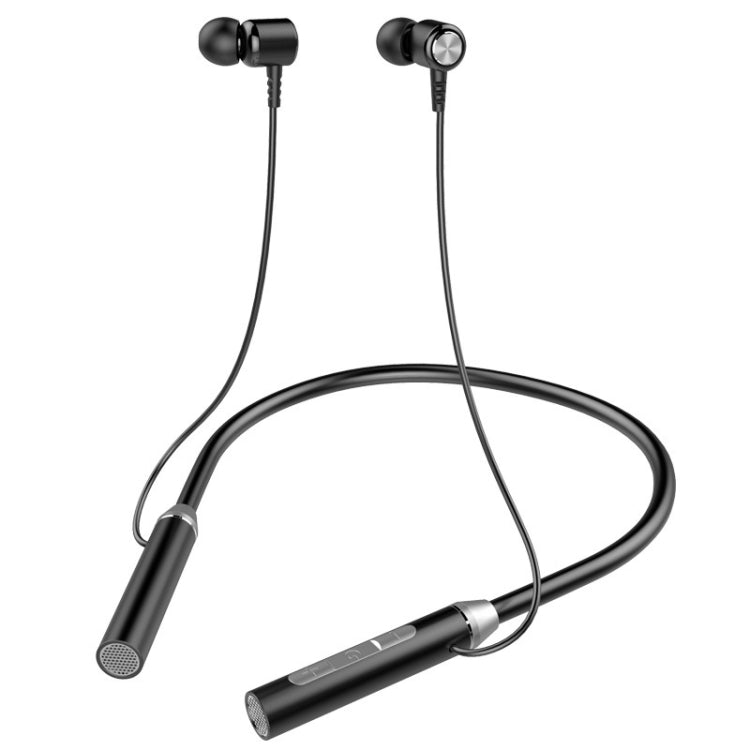 BT-63 Wireless Bluetooth Neck-mounted Magnetic Headphone(Black) - Neck-mounted Earphone by buy2fix | Online Shopping UK | buy2fix