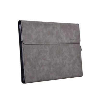 13 inch Leather Tablet Protective Case For Microsoft Surface Pro X, Color: Light Gray - 13.3 inch by buy2fix | Online Shopping UK | buy2fix