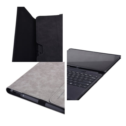 13 inch Leather Tablet Protective Case For Microsoft Surface Pro X, Color: Black + Power Bag - 13.3 inch by buy2fix | Online Shopping UK | buy2fix