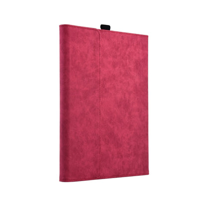 13 inch Leather Tablet Protective Case For Microsoft Surface Pro X, Color: Rose Red + Power Bag - 13.3 inch by buy2fix | Online Shopping UK | buy2fix