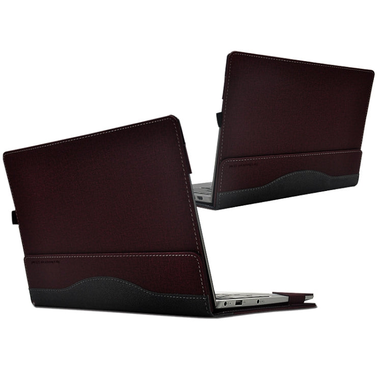 Laptop Anti-Drop Protective Case For Lenovo XiaoXin Air 13(Wine Red) - 13.3 inch by buy2fix | Online Shopping UK | buy2fix