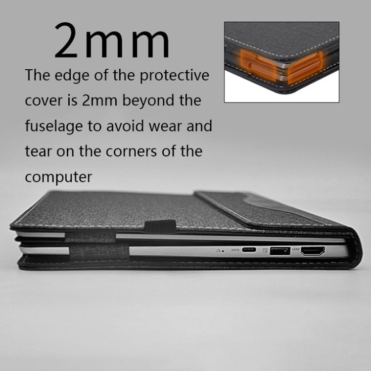 Laptop Anti-Drop Protective Case For Lenovo XiaoXin Air 13(Gray Cobalt Blue) - 13.3 inch by buy2fix | Online Shopping UK | buy2fix