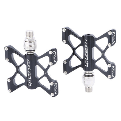 LP LitePro K5 Folding Bkie Aluminum Alloy Bearin Pedals(Black) - Pedals by LP LitePro | Online Shopping UK | buy2fix