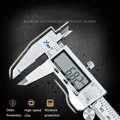 XIFENG Stainless Steel Digital Display Electronic Vernier Caliper, Specification: 0-200mm - Measuring Tools by XIFENG | Online Shopping UK | buy2fix