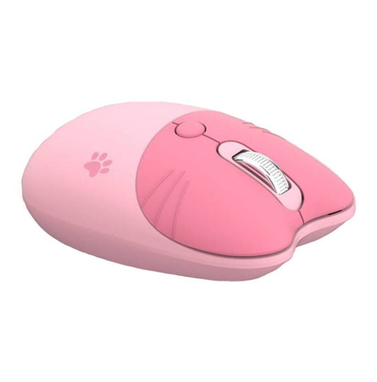 M3 3 Keys Cute Silent Laptop Wireless Mouse, Spec: Wireless Version (Vitality Pink) - Wireless Mice by buy2fix | Online Shopping UK | buy2fix