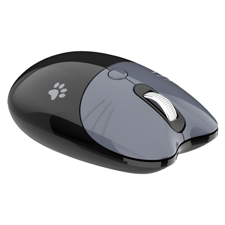 M3 3 Keys Cute Silent Laptop Wireless Mouse, Spec: Bluetooth Wireless Version (Gray Black) - Wireless Mice by buy2fix | Online Shopping UK | buy2fix