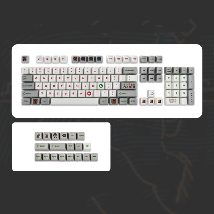 Dye Sublimation Heat Transfer Keycaps For Mechanical Keyboard(Mario 962) - Silicone / Sticker by buy2fix | Online Shopping UK | buy2fix