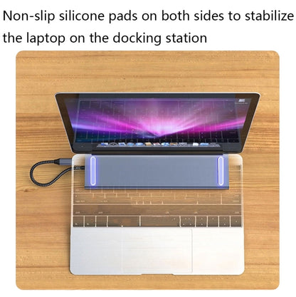 12 In 1 Multifunctional TYPE-C Extension HUB Adapter With Stand Function(THL-282) - Computer & Networking by buy2fix | Online Shopping UK | buy2fix