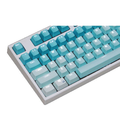 104 Keys Light-transmitting Dip-dyed Keycaps(Frost Blue) - Other by buy2fix | Online Shopping UK | buy2fix