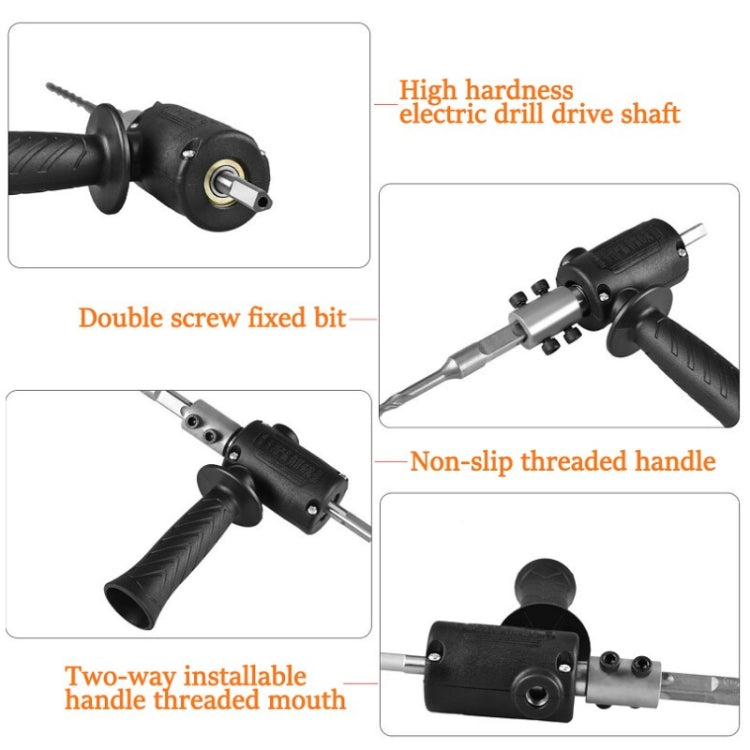 Electric Drill to Electric Hammer Conversion Head Electric Hammer Modification Accessories(Black) - Drill & Drill Bits by buy2fix | Online Shopping UK | buy2fix