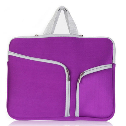 T228 Diving Material Computer Bag Multi-pocket Laptop Liner Bag, Size: 13 Inch(Purple) - 13.3 inch by buy2fix | Online Shopping UK | buy2fix