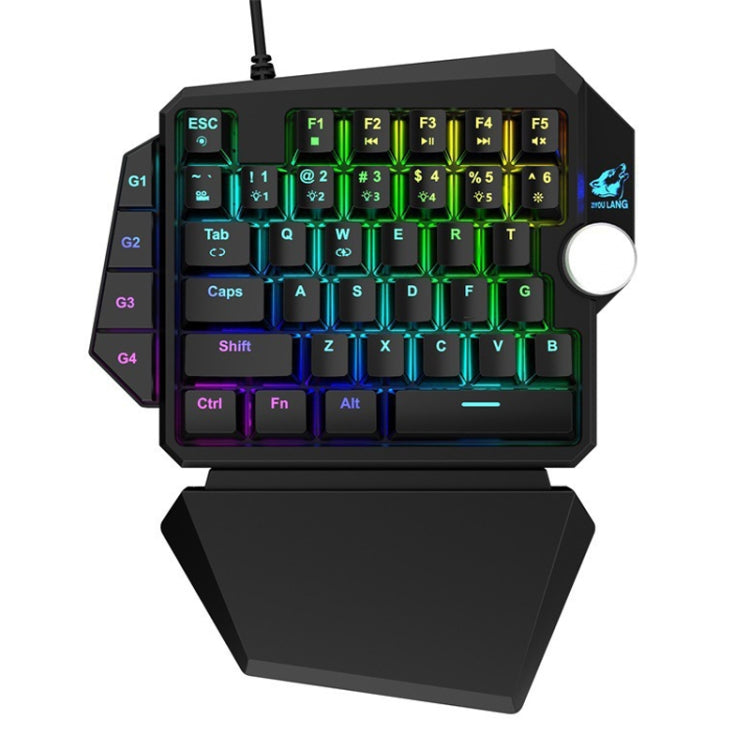 ZIYOU LANG K5 39 Keys RGB Mechanical Gaming Keyboard For PS4, Cable Length: 1.5m(Black Green Shaft) - Wireless Keyboard by ZIYOU LANG | Online Shopping UK | buy2fix