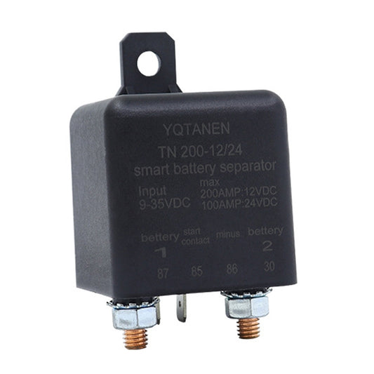 YQTANEN Small Volume Wide Voltage Dual Battery Isolator, Current: 200A - In Car by buy2fix | Online Shopping UK | buy2fix