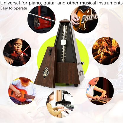 FRIEND Tower Mechanical Terrace Piano Guitar Violin Universal Rhythm Instrument(Tower Teak Color) - Toys & Hobbies by buy2fix | Online Shopping UK | buy2fix