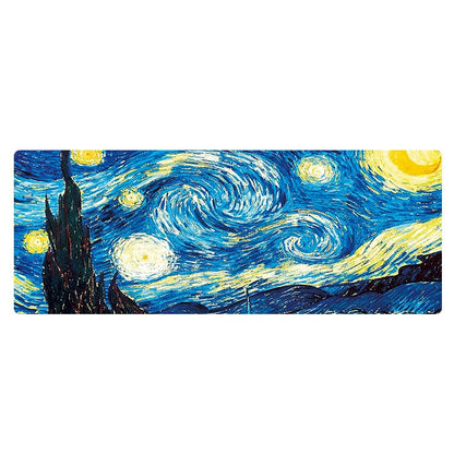 300x800x1.5mm Unlocked Am002 Large Oil Painting Desk Rubber Mouse Pad(Starry Sky) - Mouse Pads by buy2fix | Online Shopping UK | buy2fix