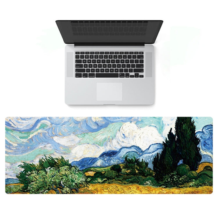 400x900x2mm Locked Am002 Large Oil Painting Desk Rubber Mouse Pad(Scarecrow) - Mouse Pads by buy2fix | Online Shopping UK | buy2fix