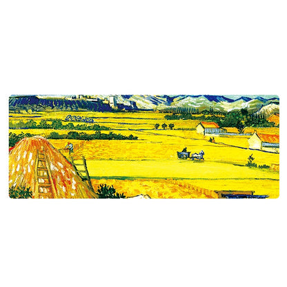 400x900x5mm Locked Am002 Large Oil Painting Desk Rubber Mouse Pad(Wheat Field) - Mouse Pads by buy2fix | Online Shopping UK | buy2fix