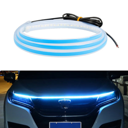 Car LED Streamer Decorative Hood Atmosphere Lights, Style: Monochrome Ice Blue Light(1.8m) - In Car by buy2fix | Online Shopping UK | buy2fix