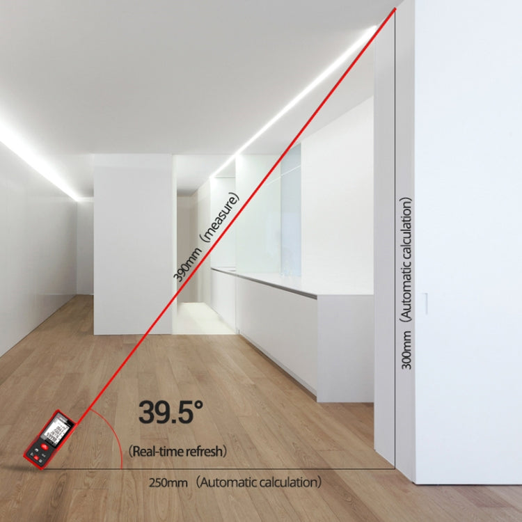 SNDWAY SW-DS70 Handheld Laser Rangefinder Infrared Laser Ruler, Distance: 70m - Consumer Electronics by SNDWAY | Online Shopping UK | buy2fix