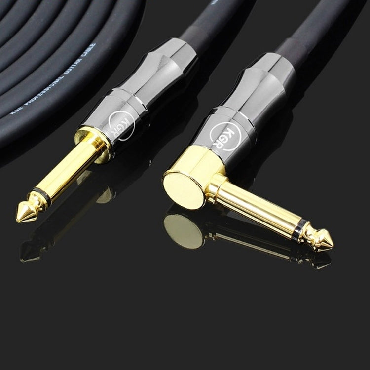 KGR Guitar Cable Keyboard Drum Audio Cable, Specification: 10m(Elbow Straight Jack) - Instrument Audio Cables by KGR | Online Shopping UK | buy2fix