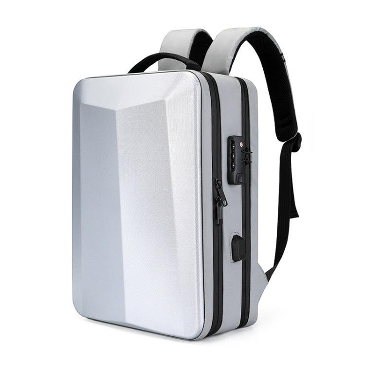 ABS Hard Shell Gaming Computer Backpack, Color: 15.6 inches (Silver) - Backpack by buy2fix | Online Shopping UK | buy2fix