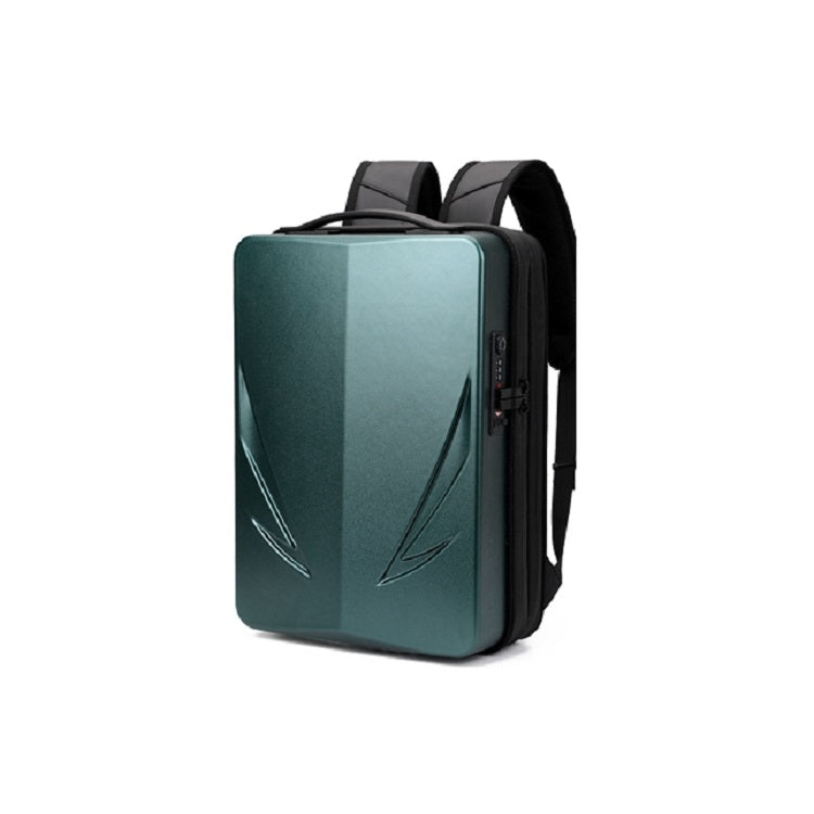 PC Hard Shell Computer Bag Gaming Backpack For Men, Color: Single-layer Green - Backpack by buy2fix | Online Shopping UK | buy2fix