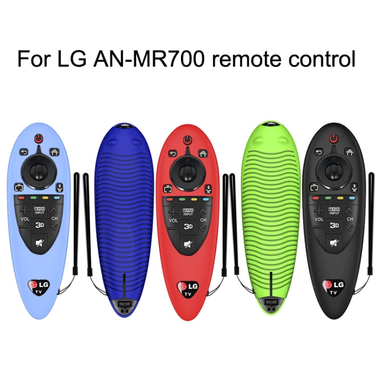 2 PCS Remote Control Dustproof Silicone Protective Cover For LG AN-MR500 Remote Control(Blue) - Consumer Electronics by buy2fix | Online Shopping UK | buy2fix