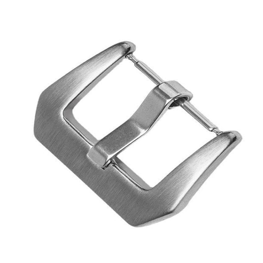 3 PCS Stainless Steel Brushed Pin Buckle Watch Accessories, Color: 20mm Steel Color - Watch Accessories & Parts by buy2fix | Online Shopping UK | buy2fix