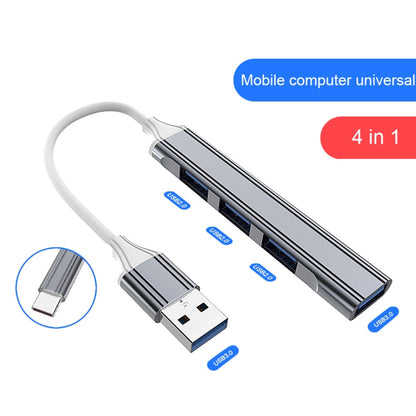 2 PCS Multifunctional Expanded Docking, Spec: USB 3.0 (Gray) - USB 3.0 HUB by buy2fix | Online Shopping UK | buy2fix