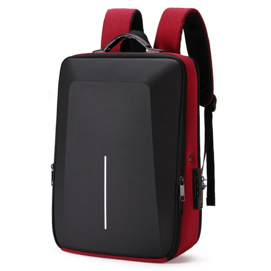 Hard Shell Backpack Alloy Frame Anti-Theft Computer Bag For Men, Color: 8003 Red - Backpack by buy2fix | Online Shopping UK | buy2fix